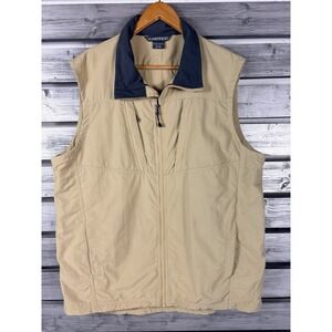 Exofficio Vest Mens XL Utility Fishing Hunting Photography Beige Lightweight